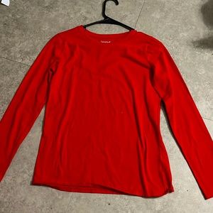 Red long sleeve shirt. From old navy size small